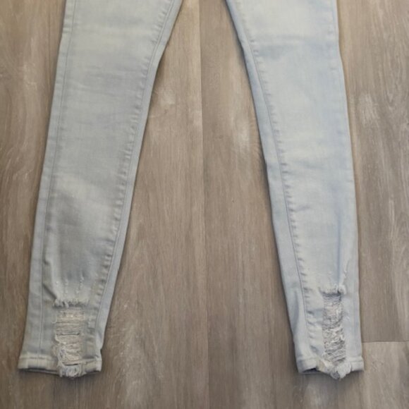 IRO Distressed Bottom Skinny Jeans - size 24 - Picture 2 of 6